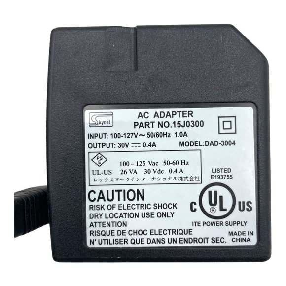 Lexmark Printter Skynet DAD-3004 AC Power Supply Adapter 30V - Picture 2 of 5